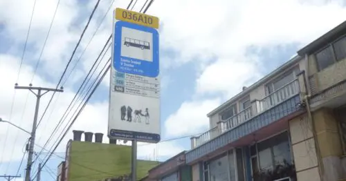 PARADERO SITP BARRIO LA FRAGUA  036A10